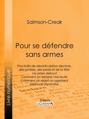 cover image of Pour se défendre sans armes